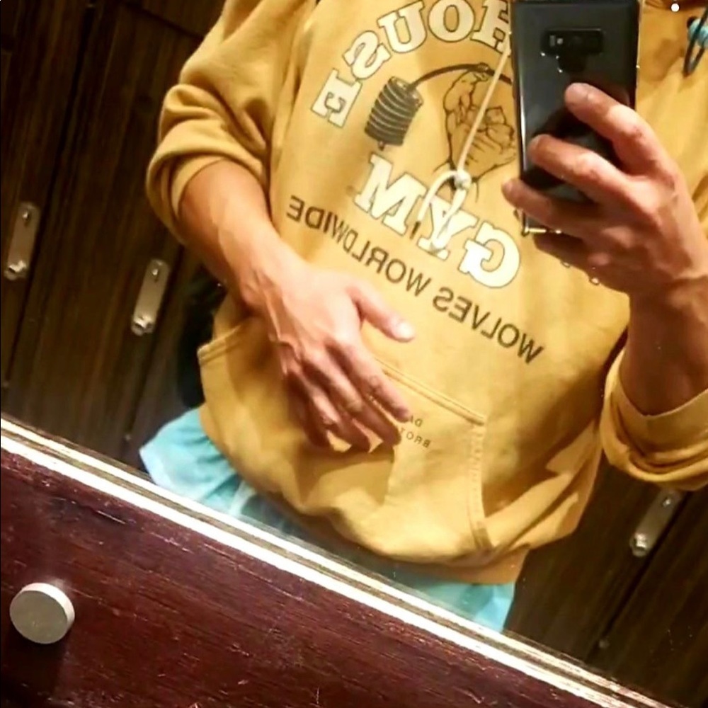 Limited Edition official Gold Powerhouse Gym hoodie